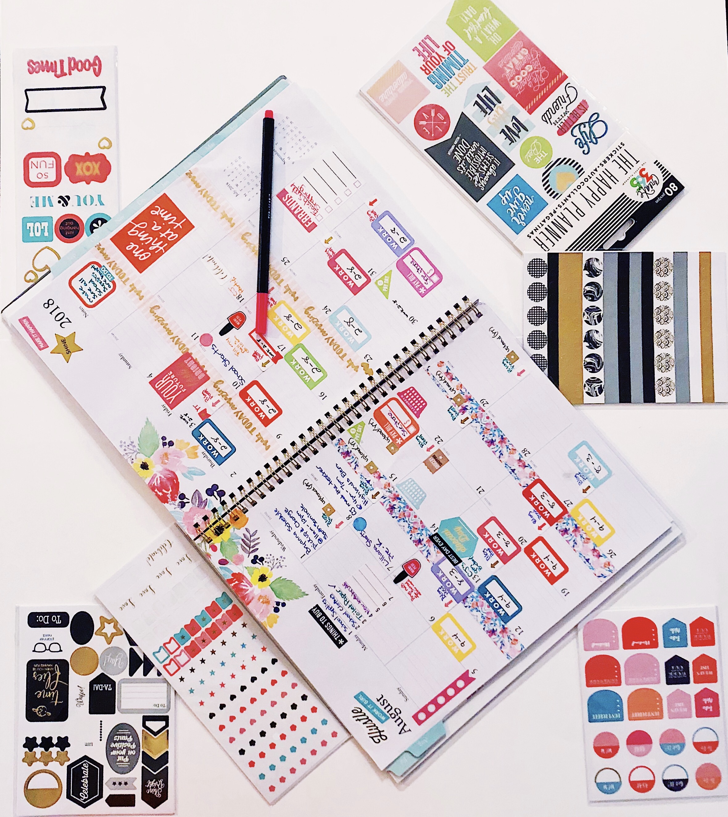 Journal Planner Pens Colored Pens Fine Point Markers Fine - Temu