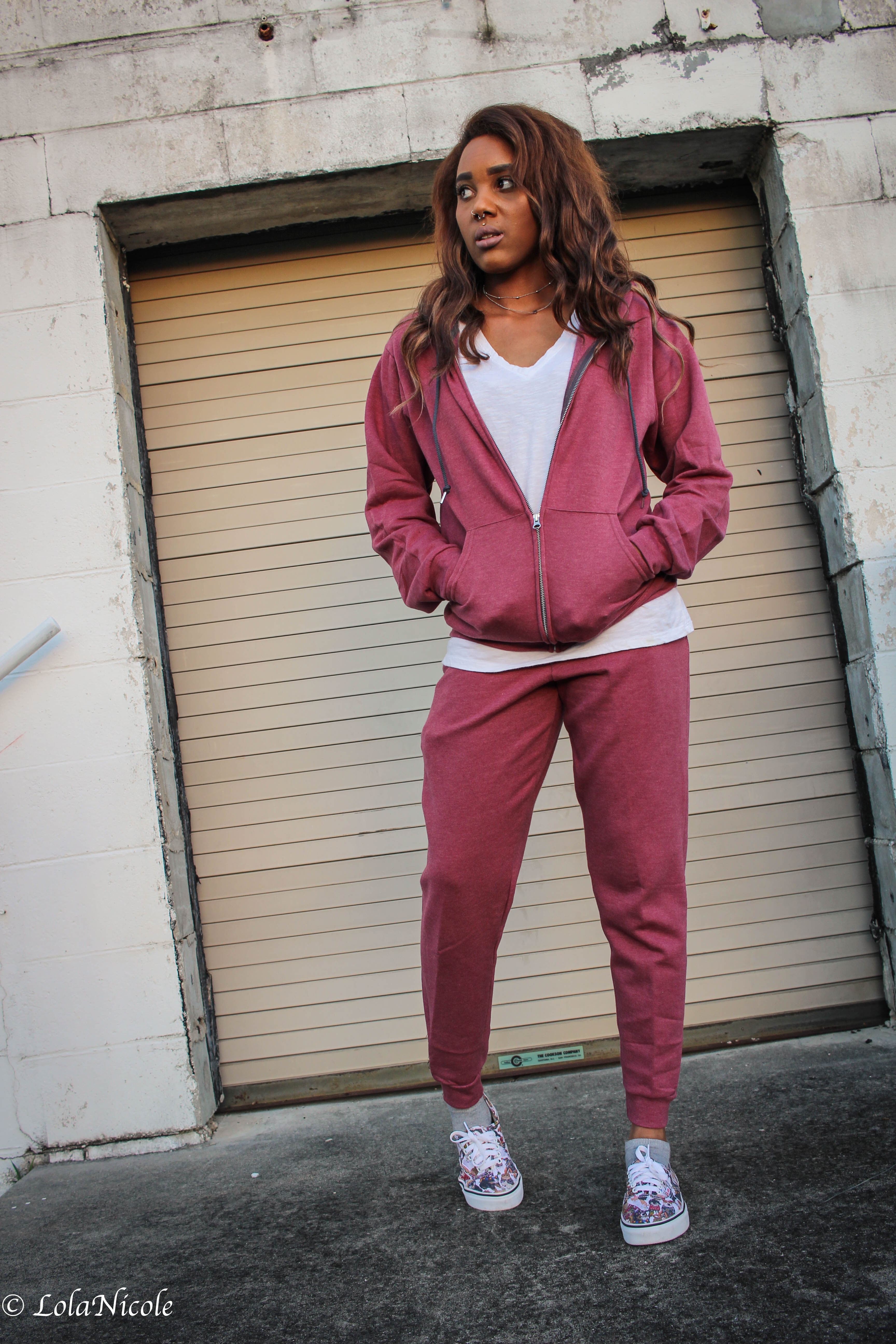 fruit of the loom pink sweatpants